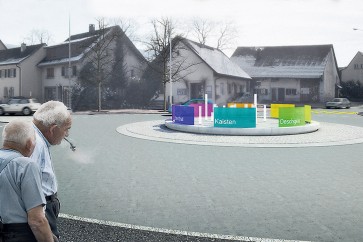 Kreiselkunst symbolisiert Zentrumsfunktion