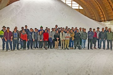 Lernende auf der Suche nach Salz